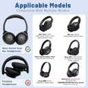 Headphone Case for Soundcore by Anker Q20i Q30 / JBL Tune 720BT 770NC / Bose QuietComfort/Sony WH-CH720N / TOZO HT3 HT2 / BERIBES/KVIDIO Most Swivel Over Ear Headset, YPW EVA Case (Nylon Material)