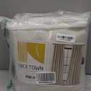 NICETOWN Room Darkening Curtains 84 inches Long Thermal Faux Linen Curtains for Bedroom 2 Panels, Pinch Pleated Light Blocking Thermal Insulated Thick Drapes for Living Room, Natural, W50 x L84