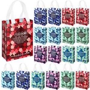 Sweetude 36 Pcs Team Appreciation Nonwoven Gift Bags with Handle Bulk 10" x 8" x 4" Reusable Tote Wrapping Bags for Coworker Team Employee Staff Party Supplies Decor