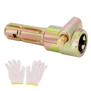 Upgraded PTO Shaft Extender for Tractor, 1-3/8" 6 Spline Male & Female Alloy Steel Quick-Connect Adapter for Bush Hog Kubota Snow Blower Finish Mower