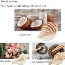 Handmade Natural Scented Candles - Conch Shell Soy Wax Candles Scented with Essential Oils, Home Scented Candles, Birthday, Christmas, Thanksgiving, Mother's Day, Stress Relief Gifts for Women