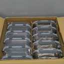 M MCIRCO 10-Pack,22 Oz Glass Meal Prep Containers,Glass Food Storage Containers with lids,Lunch Containers,Microwave, Oven, Freezer and Dishwasher (Gray)