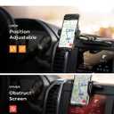 LISEN CD Phone Holder for Car iPhone 17 Adjustable CD Slot Phone Mount Holder Sturdy Cell Phones Holders for Your Car Accessories for Samsung Galaxy S25 S24 iPhone 16 15 Pro Max All Phones