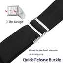 4 Neoprene Pocket Scuba Weight BeltSpear Fishing Nylon-fit for Waist 32" to 52" - Quick-Release Buckle