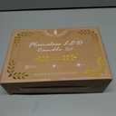 3 Pack Wheat Flickering Candles, Fall Decor Flameless Candles, Farm House Realistic Pillar Candle with Remote&Timer for Havest Celebration,Fall Decor, Home, Party