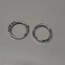 HDBUBALUS Visor Style Turn Signal Trim Ring Cover Auxiliary Light Passing Lamp Bezel Fit for Harley Touring Electra Glide Road King Softail (Chrome)