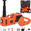 E-HEELP Electric Car Jack Kit 5Ton 12V Hydraulic Car Jack Lift (Lifting Range: 6.1~17.7 inch) with Electric Impact Wrench for SUV MPV Sedan Truck Change Tires Garage Repair
