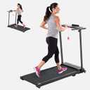 Foldable Walking Pad Treadmill Home Electric Running Machine Bottle Pad Holder