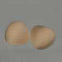 Hercicy 1 Pair Cotton Breast Forms Light Sponge Boobs Mastectomy Breast Cancer Support Bra for Women C/D