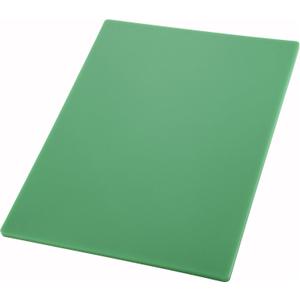 Winco 12" x 18" Green Cutting Board