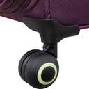 It Luggage Circulator 32" Softside Checked 8 Wheel Expandable Spinner, Italian Plum