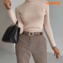 WHIPPY Leather Belt for Women Casual Waist Belt with Gold Buckle Fashion Ladies Belt for Jeans Pants Dress (M: Fit Waist Size 31"-35")