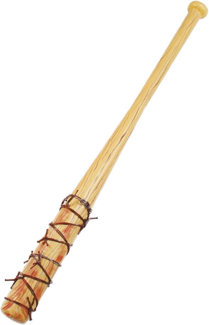 Barb Wire Baseball Bat Walking Zombie Apocalypse Weapon Toy Costume Accessory, Standard