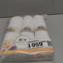 BlueSnail Quilted Thicker Waterproof Changing Pad Liners,3 Count(Snow White 13 x 27)