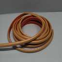 Floor Cord Cover Self Adhesive Cord Hider Floor Extension Cord Covers for Floor Power Cord Protector Cable Management Prevent Cable Trips Cable Cavity 0.32" W x 0.32" H (Light Brown Wood, 20Ft)