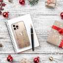 bicol for iPhone 16 Pro Case with Screen Protector, Enhanced Camera Protection, Crystal Acrylic Clear with Fashionable Pattern Designs for Girls Women, Slim Fit Protective Phone Cover, Cute Giraffe