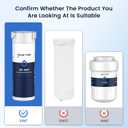 GLACIER FRESH XWF Replacement For GE XWF Refrigerator Water Filter Pack of 1 (Not for XWFE)