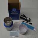 Electric Pill Crusher Grinder - Fine Powder Electronic Pulverizer for Small & Large Medication & Vitamin Tablets - Comes with Pill Organizer, Brush, Spoon, Cloth & Stainless Steel Blades by Pill Mill