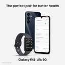 Samsung Galaxy A16 5G A Series, Unlocked Android Smartphone, Large AMOLED Display, Durable Design, Super Fast Charging, Expandable Storage, 5G Connectivity, US Version, 2025, Blue Black