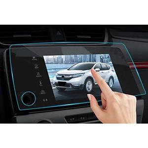 Moonlinks CRV Screen Protector Compatible with Honda CR-V 2017 2018 2019 2020 2021 2022, High Definition 9H hardness Clear Tempered Glass Touch Navigation Screen Protector (7-INCH,Honda CRV)
