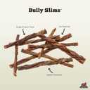 Redbarn Bully Slims Esophagus Dog Treats  4.7 oz Bag  Single Protein Made with Natural Beef Esophagus, Slow-Roasted for Maximum Flavor  No Rawhide, Highly Digestible Chew, Gluten-Free (4.7 Ounce (Pack of 1))