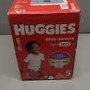 Huggies Size 5 Baby Diapers, Little Movers HuggFit 360 Baby Diapers with 360 Waistband, Size 5 (27+ lbs), 56 Count 