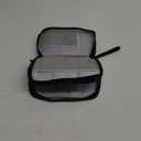 FYY Electronic Organizer, Large Travel Cable Organizer Bag Pouch Electronic Accessories Carry Case Portable Waterproof Double Layers All-in-One Storage Bag for Cable, Cord, Charger, Phone, Black