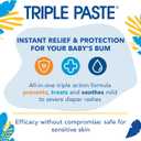 Triple Paste Diaper Rash Cream for Baby & Baby Spatula Bundle - 8 oz Zinc Oxide Ointment and Spatula Treatment, Soothe and Prevent Rash with a Pediatrician-Recommended Hypoallergenic Formula