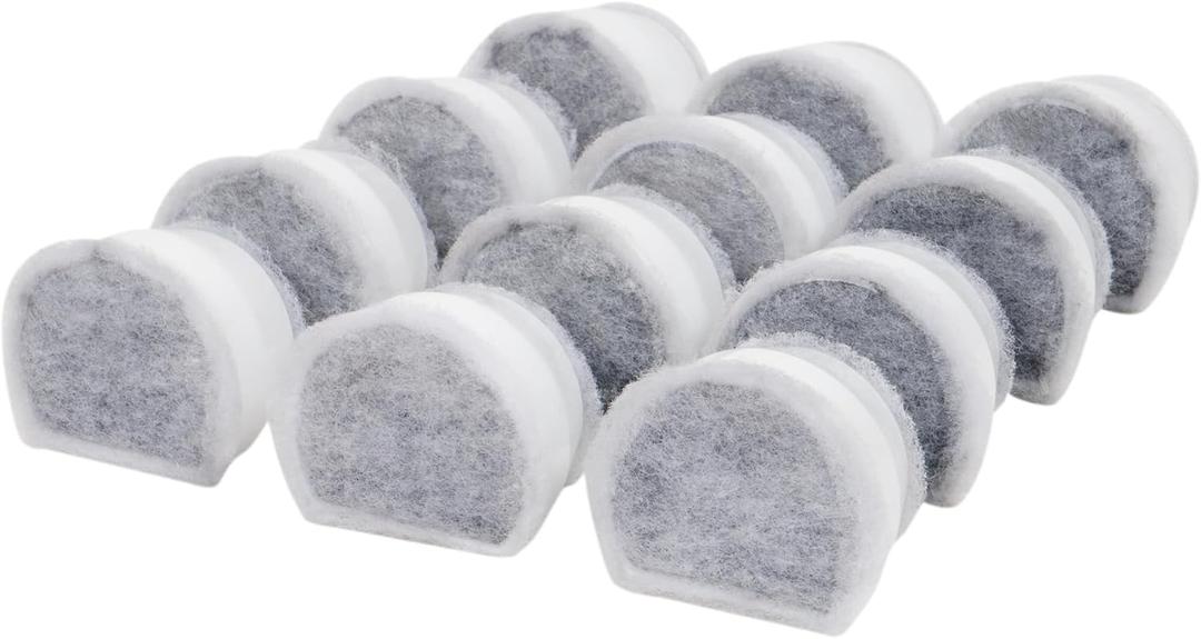 PetSafe Drinkwell Avalon & Pagoda Fountain Activated Carbon Filters - Better Hydration Choice - Long-Lasting Purity - Odor-Free Drinking - Universal Filter Replacement - 12 Pack