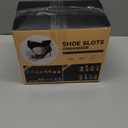 Shoe Slots Organizer 12 Pack - Shoe Stacker,3 Levels Adjustable,Space Savers 50%,Double Layer Holders for Closet (Transparent),Organizador de Zapatos