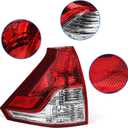 Huray Tail Light for Honda CRV 2012 2013 2014 Taillight Assembly Brake Lamp Replacement 33550-T0A-H01 Driver Side (Left)