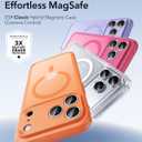ESR for iPhone 17 Pro Max Case, Camera Control Cover, Compatible with MagSafe, Shockproof Military-Grade Protection, Magnetic Phone Case for iPhone 17 Pro Max, Classic Hybrid Case, Frosted Purple