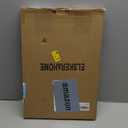 ELSKER&HOME 11x17 Diploma Frames with Tassel Holder for 8.5x11 Certificate Document Shadow Box, Mahogany Frame, Degree Double Mat, Black with Gold Rim