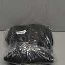 Molisry Women's 2 Piece Blazer Dress Set Formal Mock Neck Midi Dress Back Slit Long Sleeve Maxi Overcoat Business Suit Set Black, Size: XL