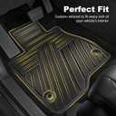 All Weather Floor Mats Custom Fit for Mazda CX-5 2017-2025 Waterproof Heavy Duty Anti-Slip Car Mats, 1st & 2nd Row Full Black