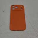 JETech Slim Case for iPhone 17 Pro Max 6.9-Inch, Ultra-Thin Lightweight Minimalist Phone Cover with Camera Lens Protection, Matte Anti-Fingerprint Finish (Orange)