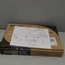 Universal Swivel TV /Table Top TV Stand for 19 to 43 inch TVs with 90 Degree Swivel, 4 Level Height Adjustable, Heavy Duty Tempered Glass Base, Holds up to 99LBS HT02B-001