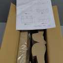 Luxury Cardboard Cat Scratcher Sofa Bed, Couch Shaped Cat Scratching Board, Cat Scratch Lounge with Catnip, Cat Scratcher for Indoor Cats (Blue Crown)