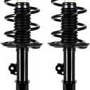 Front Struts Shocks Assembly w/Coil Spring Pair Black Fit For 2007-2017 for Jeep Compass Patriot Fit For 2007-2012 Dodge Caliber SE SXT OE 172367 172368