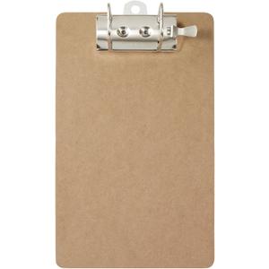 Saunders 05712 Recycled Hardboard Archboard - Brown, Letter Size Document Holder for 2 Hole Punched Documents, Locking Arch Clip