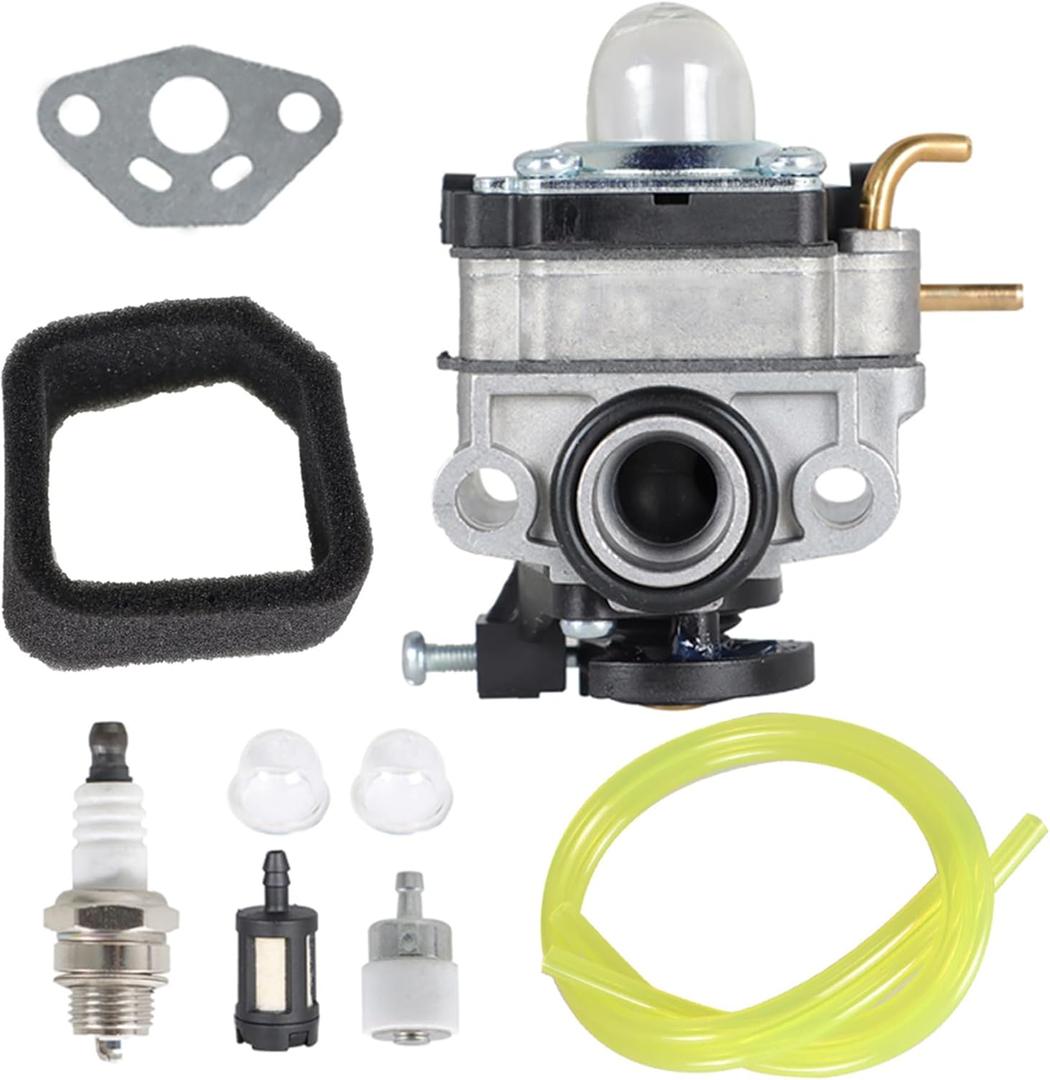 ALL-CARB Carburetor Air Filter Spark Plug Kit Replacement for Troy Bilt TB516EC Edger 29cc 4-Stroke Replacement for Craftsman 316711930 316791960 316791210 Trimmer