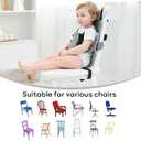 Baby Travel Essential Harness Seat, Portable Travel High Chairs for Babies/Toddlers, Baby Highchair Seat, Toddler Booster Seat for Dining Table, Baby Travel Gear Must Have