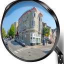 Angooni 16" Convex Driveway Mirror - Upgrade Wide Angle View, Adjustable Blind Spot, Traffic and Security Mirror for Indoor and Outdoor, Parabolic Safety