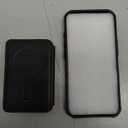 for iPhone 17 Pro Wallet Case Compatible with Magsafe, Magnetic RFID Blocking Card Holder Kickstand 2 in 1 Detachable Case for iPhone 17 Pro 6.3", Black