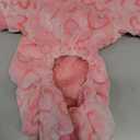 Dxhycc Fleece Dog Pajamas Cute Dog Heart Puppy Jumpsuit Warm Soft Pet Holiday Clothes for Small Medium Cats and Dogs (Pink, S)