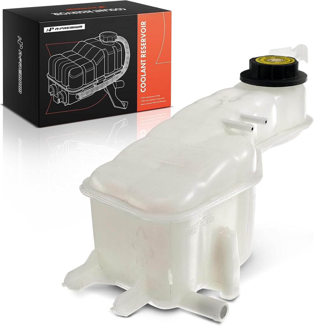 A-Premium Engine Coolant Expansion Overflow Reservoir Tank W/Cap & Sensor