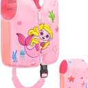 Kids Swim Vest, Toddler Swim Jacket for 20-30-50lbs Boys Girls, Toddler Floaties with Adjustable Safety Strap for Pool, Beach, Boating, Learn to Swim