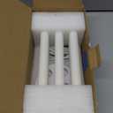 Verdenu Rechargeable Flameless Taper Candles with Charging Station, 6 Pack Real Waxy LED Operated Candlesticks Flickering with Remote Timer Button Battery and Adapter for Home Wedding Christmas Decor