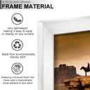 A PLUS MAX 22x30 Picture Frame White Light Weight Wall Mount | 22 x 30 Inch White Wood-grain Engineered Wood Material Frame for 22by30 Rectangular Photo Poster - 1 Pack/White/22x30