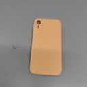 Vooii Compatible with iPhone XR Case, Upgraded Liquid Silicone with [Flat Edges] [Camera Protection] [Soft Anti-Scratch Microfiber Lining] Phone Case for iPhone 10 XR 6.1 inch - Cantaloupe